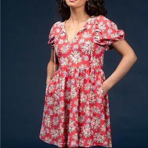 Smith and Quinn Cecily Dress Geranium Pot Womens Size Medium